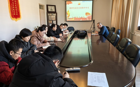 標(biāo)題：新能源工程技術(shù)與檢測(cè)中心黨支部召開組織生活會(huì)會(huì)前集中學(xué)習(xí)
瀏覽次數(shù)：324
發(fā)表時(shí)間：2025-02-14